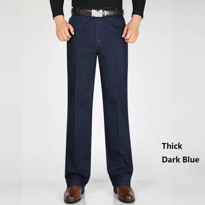🔥 Herren High Waist Straight Fit Stretch Jeans