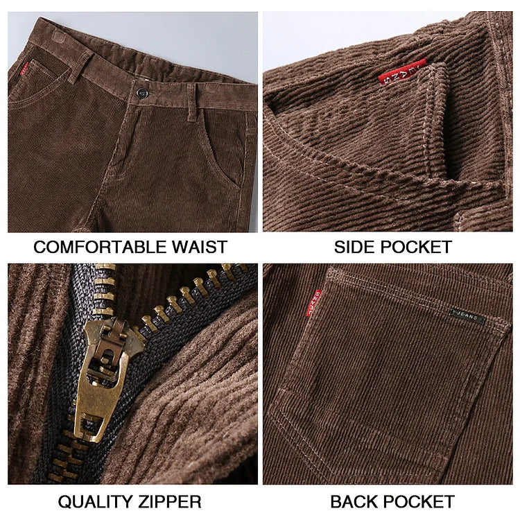🔥Kaufen Sie 2 versandkostenfrei🔥 - Cordhose in klassischer Passform für Herren