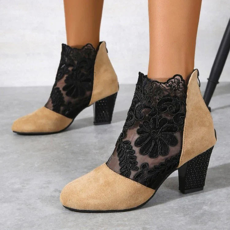 👢✨Damen High Heels mit eleganter Spitze für den Sommer