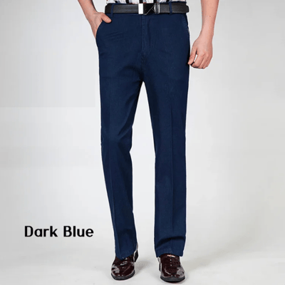 🔥 Herren High Waist Straight Fit Stretch Jeans