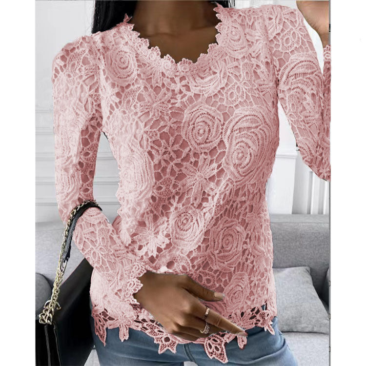 2023 - Pop Lace - Langärmeliges Top für Frauen
