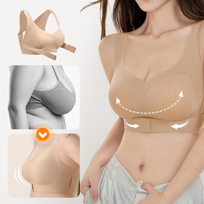 šCozy Seamless Push Up BH med frƤmre stƤngning fƶr kvinnorš