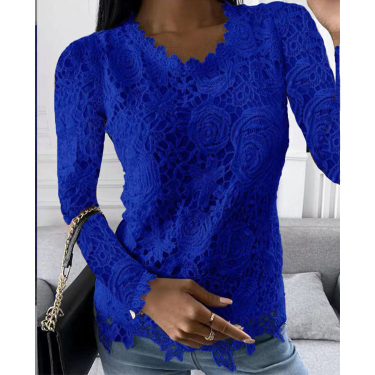 2023 - Pop Lace - Langärmeliges Top für Frauen