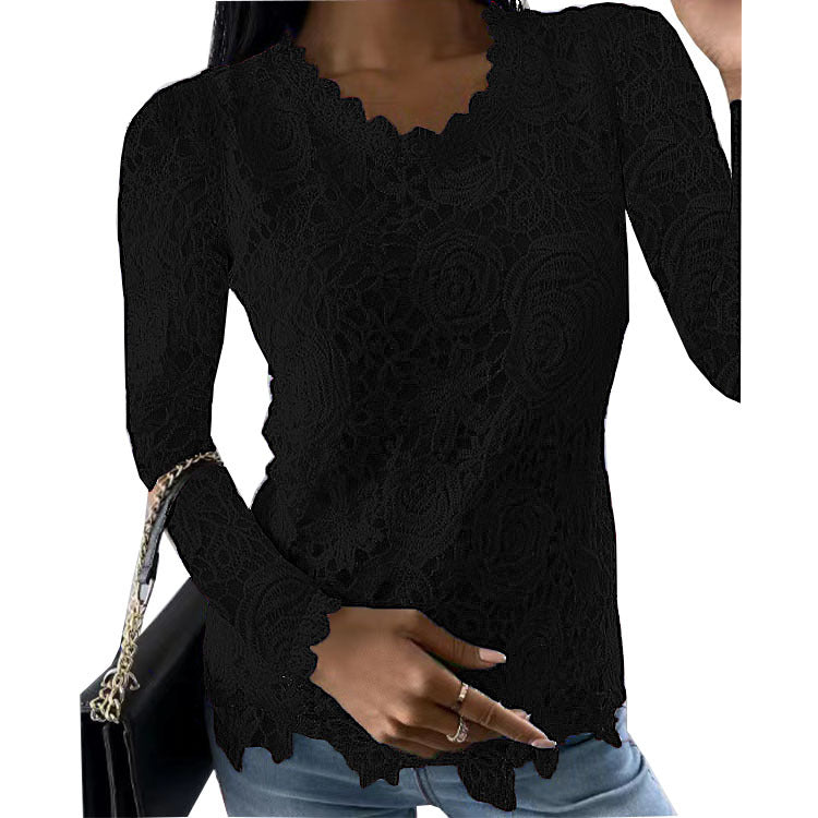 2023 - Pop Lace - Langärmeliges Top für Frauen