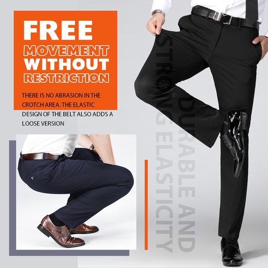 (Limitiertes Herbstangebot-50% Rabatt) Klassische Herrenhose mit hohem Stretchanteil-4