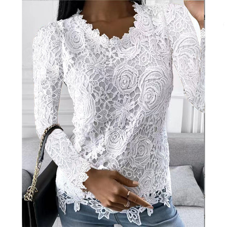 2023 - Pop Lace - Langärmeliges Top für Frauen