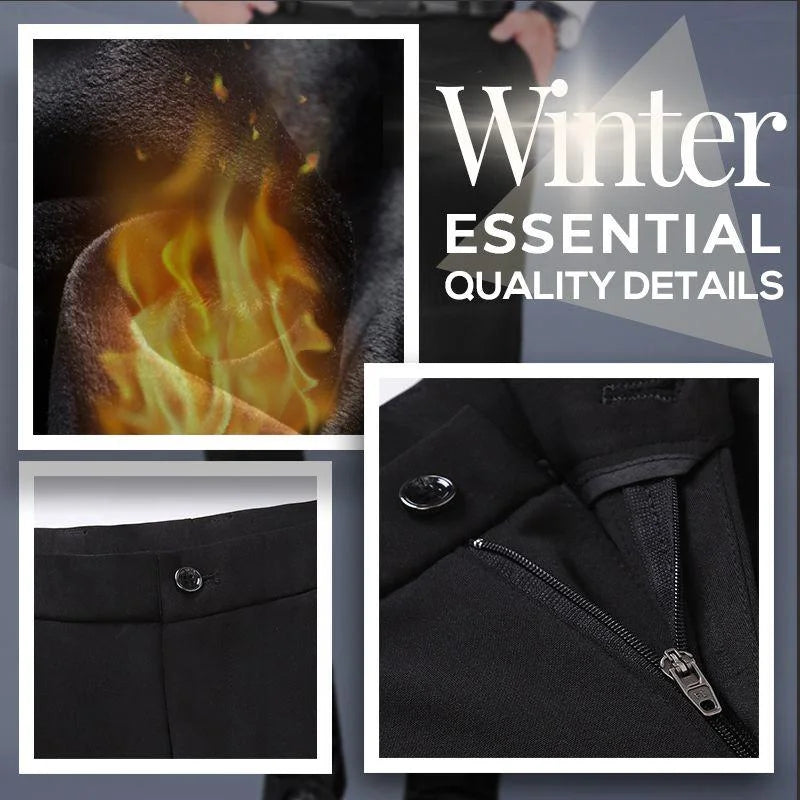 🎁Letzter Tag Verkauf --49%RABATT% RABATT⏳Hochelastische Herren-Winterhosen