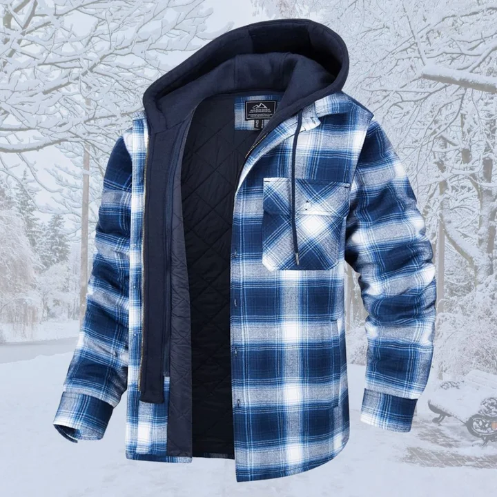 đ„Schwarzer Freitag - 50% Rabattđ„Warme Winterjacke fĂŒr MĂ€nner (abnehmbare MĂŒtze) - Kostenloser Versand