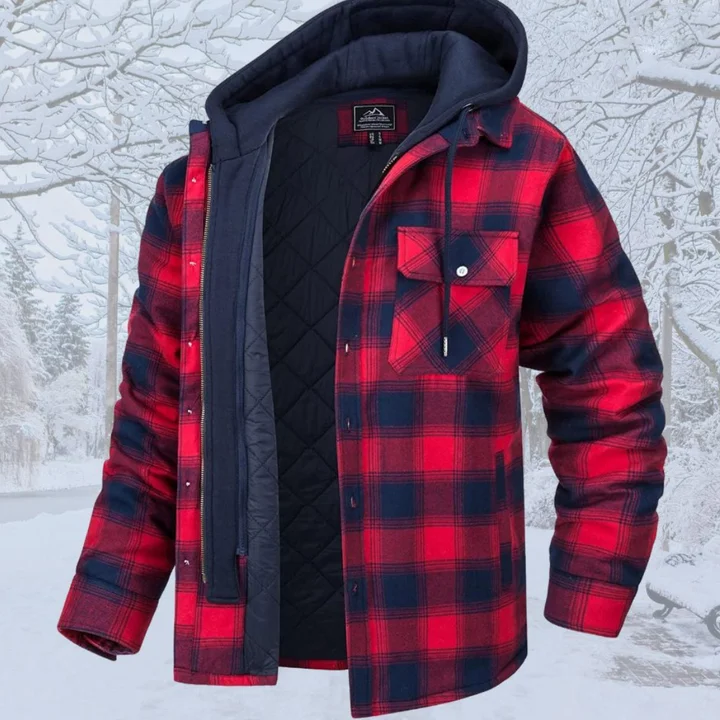 đ„Schwarzer Freitag - 50% Rabattđ„Warme Winterjacke fĂŒr MĂ€nner (abnehmbare MĂŒtze) - Kostenloser Versand