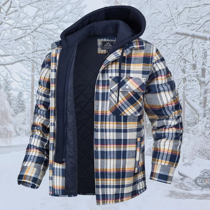 đ„Schwarzer Freitag - 50% Rabattđ„Warme Winterjacke fĂŒr MĂ€nner (abnehmbare MĂŒtze) - Kostenloser Versand