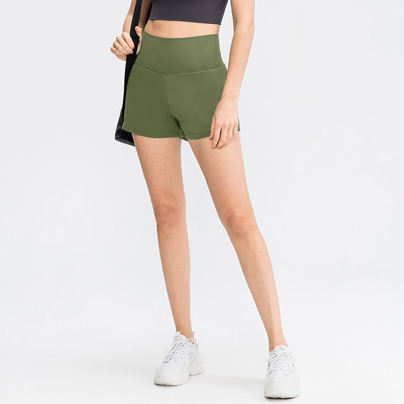 ✨️ 2025 Hot Sale 49% OFF 🥰 2-in-1 Yoga Shorts mit hoher Taille und Seitentaschen