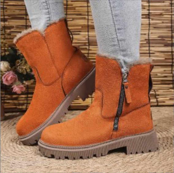 Damen-Winter-Fleece-Schneestiefel⚡Neu eingetroffen Sale-50% Rabatt