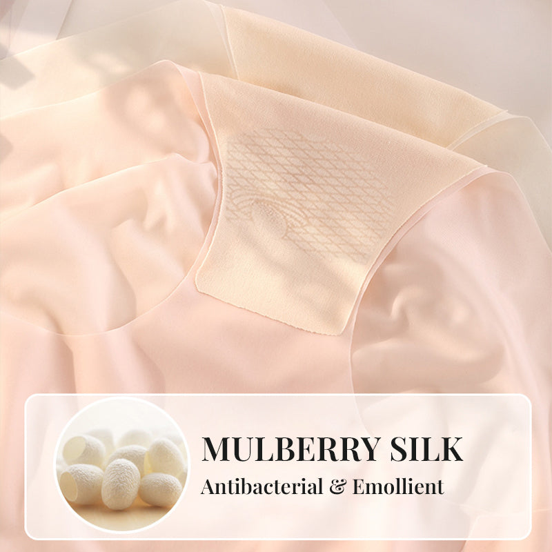 🔥Sommerhalbpreis🔥Kaufen Sie 1 und erhalten Sie 1 gratis💕Ultradünne, große, antibakterielle Damen-Shorts aus Eisseide