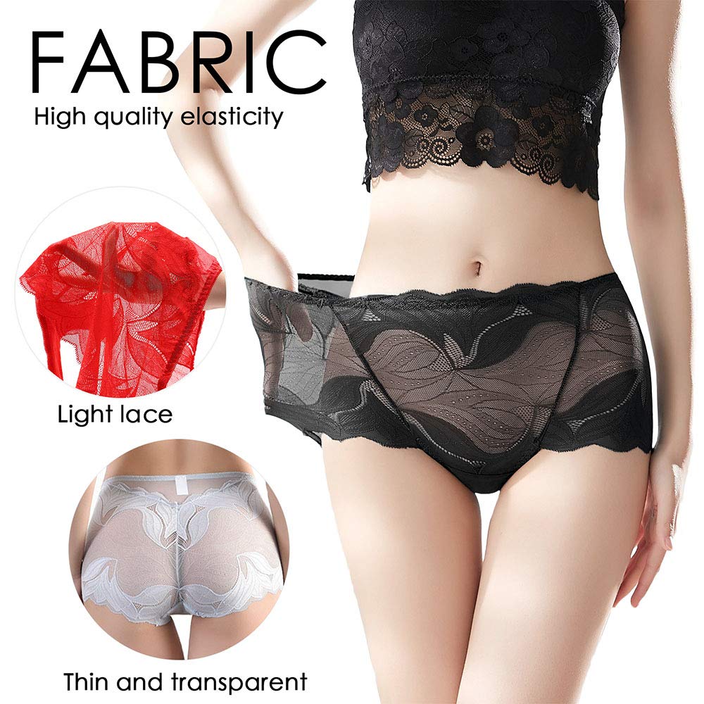 💥Today's Specials💥Kaufen Sie 1 und erhalten Sie 4 gratis 💥- Handgefertigte Damen Seide Spitze Höschen