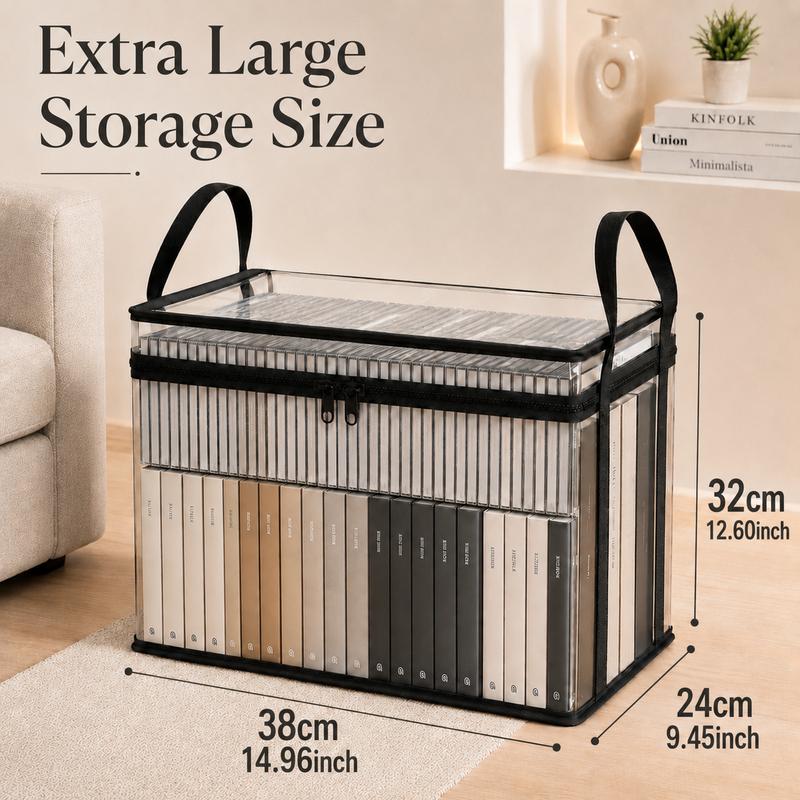⏳LETZTER TAG: 2 kaufen, 1 gratis!!💕HomeVault™🇬🇧 Transparente Aufbewahrungstasche – groß, staub- und feuchtigkeitsdicht, mit Griff✨Der ultimative All-in-One-Organizer für Kleidung, Spielzeug, Bücher, Kuscheltiere und einfach alles! 🧸📚👕🧦