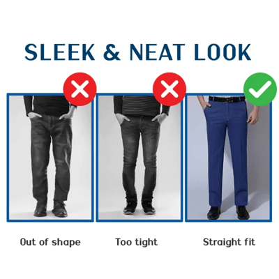 🔥 Herren High Waist Straight Fit Stretch Jeans