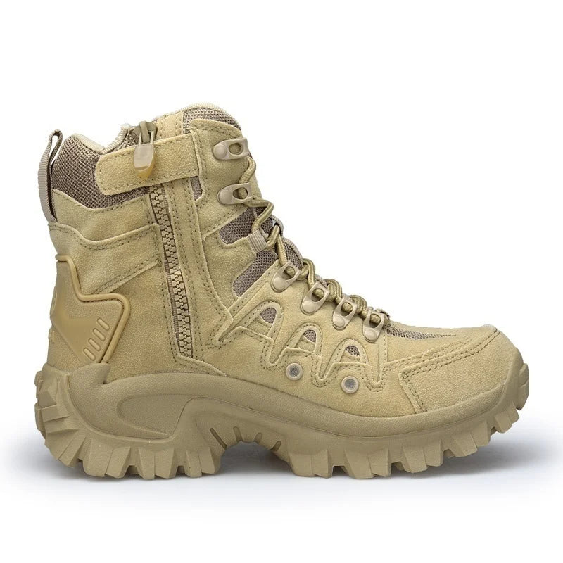 🎁Black Friday Sale – Zeitlich begrenzt 50%RABATT🎁Herren Outdoor wasserdichte rutschfeste Wanderstiefel Kampfstiefel