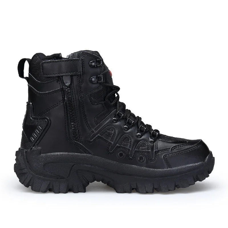 🎁Black Friday Sale – Zeitlich begrenzt 50%RABATT🎁Herren Outdoor wasserdichte rutschfeste Wanderstiefel Kampfstiefel