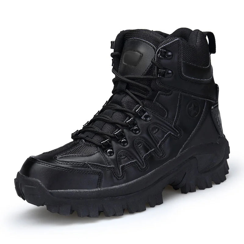 🎁Black Friday Sale – Zeitlich begrenzt 50%RABATT🎁Herren Outdoor wasserdichte rutschfeste Wanderstiefel Kampfstiefel