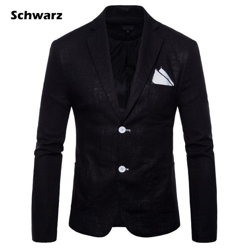 Legerer, leichter Leinenblazer für Herren