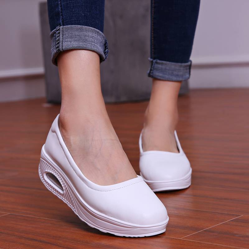 Atmungsaktive Krankenpflegeschuhe für Frauen mit Fußgewölbestütze
