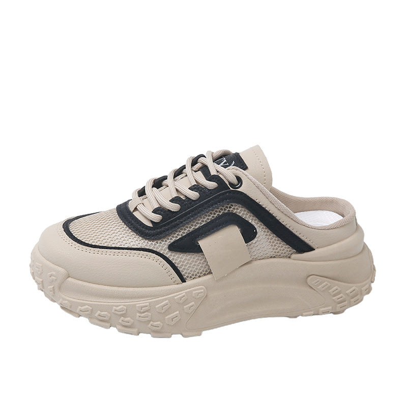 Slip-On-Sneakers mit dicker Plateausohle für Damen
