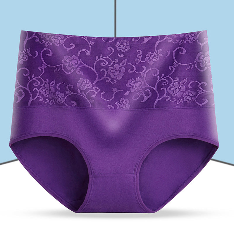 Auslaufsichere Höschen -Damen-Slip aus Baumwolle mit hoher Taille