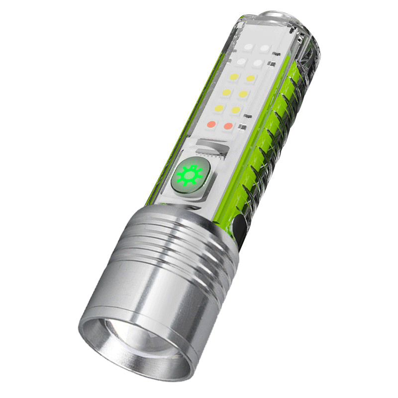 Multifunktionale tragbare Taschenlampe mit hoher Helligkeit