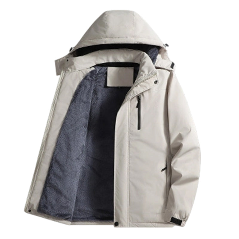 Winddichte Winter-Shell-Jacke