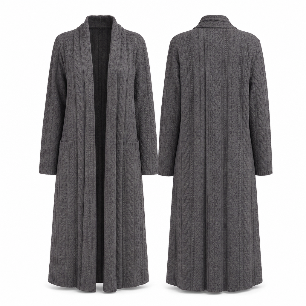 📢🎉50%Rabatt!!!🛍️✨Freizeit Strickjacke Lang