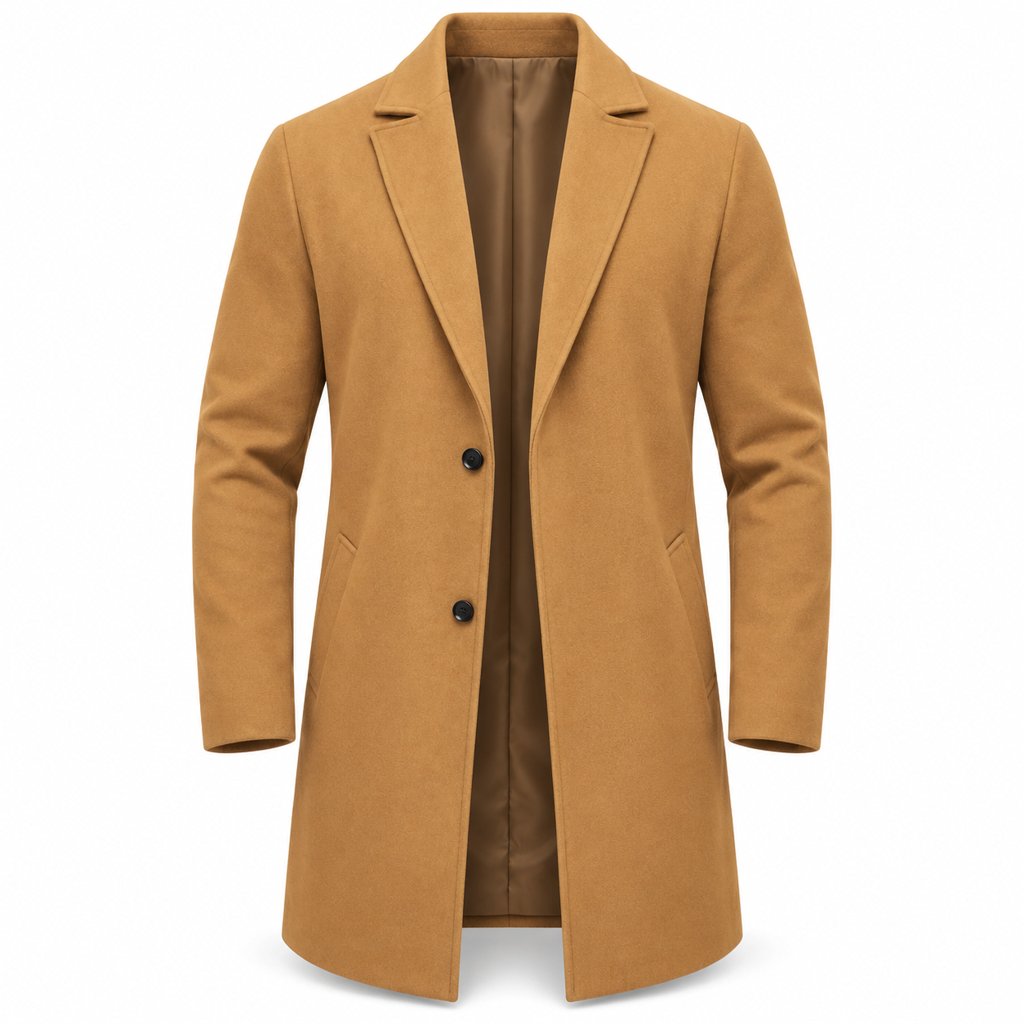 📢🎉50%Rabatt!!!🛍️✨Klassischer einreihiger Trenchcoat für Herren, Business-Casual Premium Windbreaker