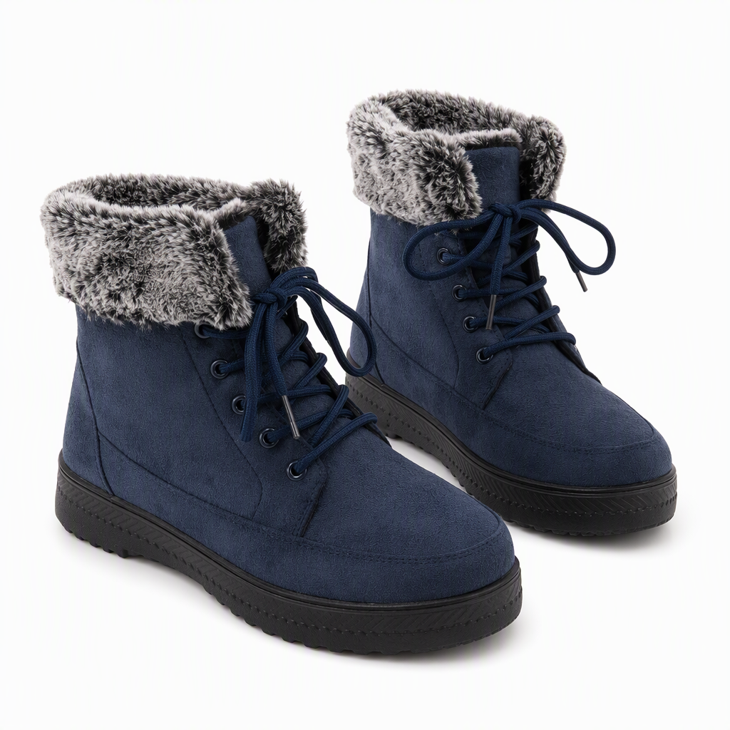 Warme Winter Schneestiefel für Damen mit dickem Futter für kaltes Wetter