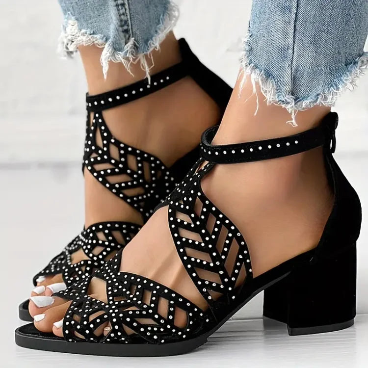 ✨2025 Neue Produkte👡Neue hochhackige Damenstiefel im Bohème-Stil