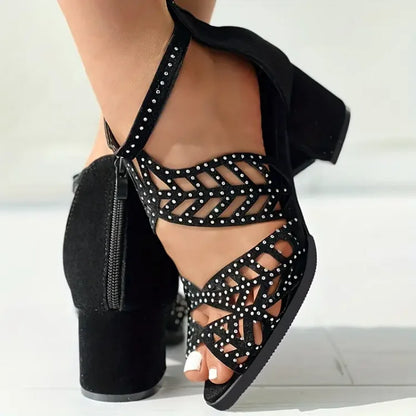 ✨2025 Neue Produkte👡Neue hochhackige Damenstiefel im Bohème-Stil