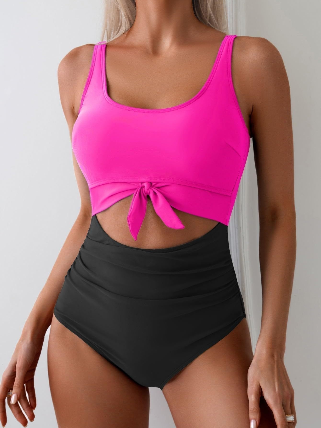 👙 50% RABATT! 🌊 Einteiliger Badeanzug mit Bauchbetonung & Schnürung – Figurschmeichelnd & stylisch – Perfekt für Strand, Pool oder Sonnenbaden – femininer Look mit Unterstützung ☀️💃✨