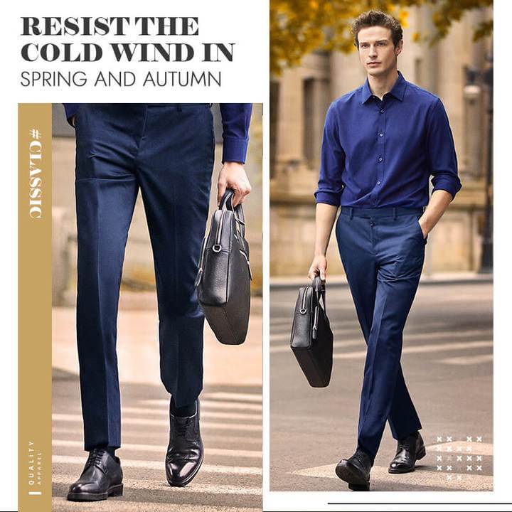 👖🔥 Zeitlich begrenzt: Klassische Herrenhose mit Premium-Elastizität – bequem, langlebig & nachhaltig 👌💚 Perfekt für Arbeit & Freizeit