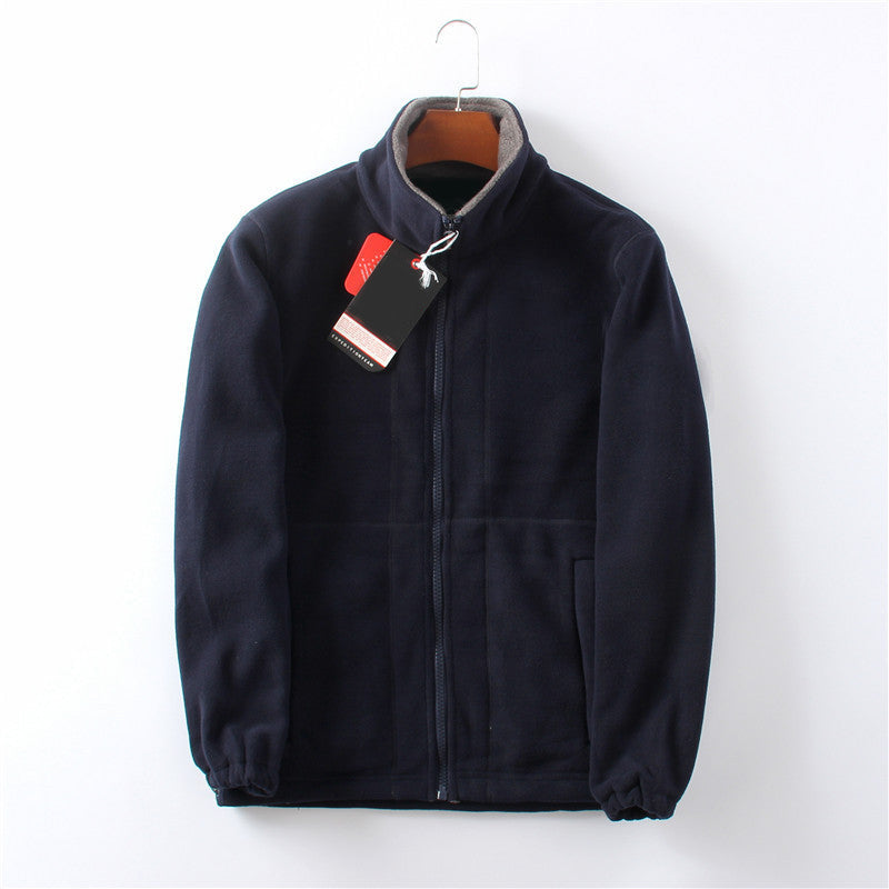 [Bestes Geschenk] Warme Jacke mit doppelseitigem Fleece und Taschen