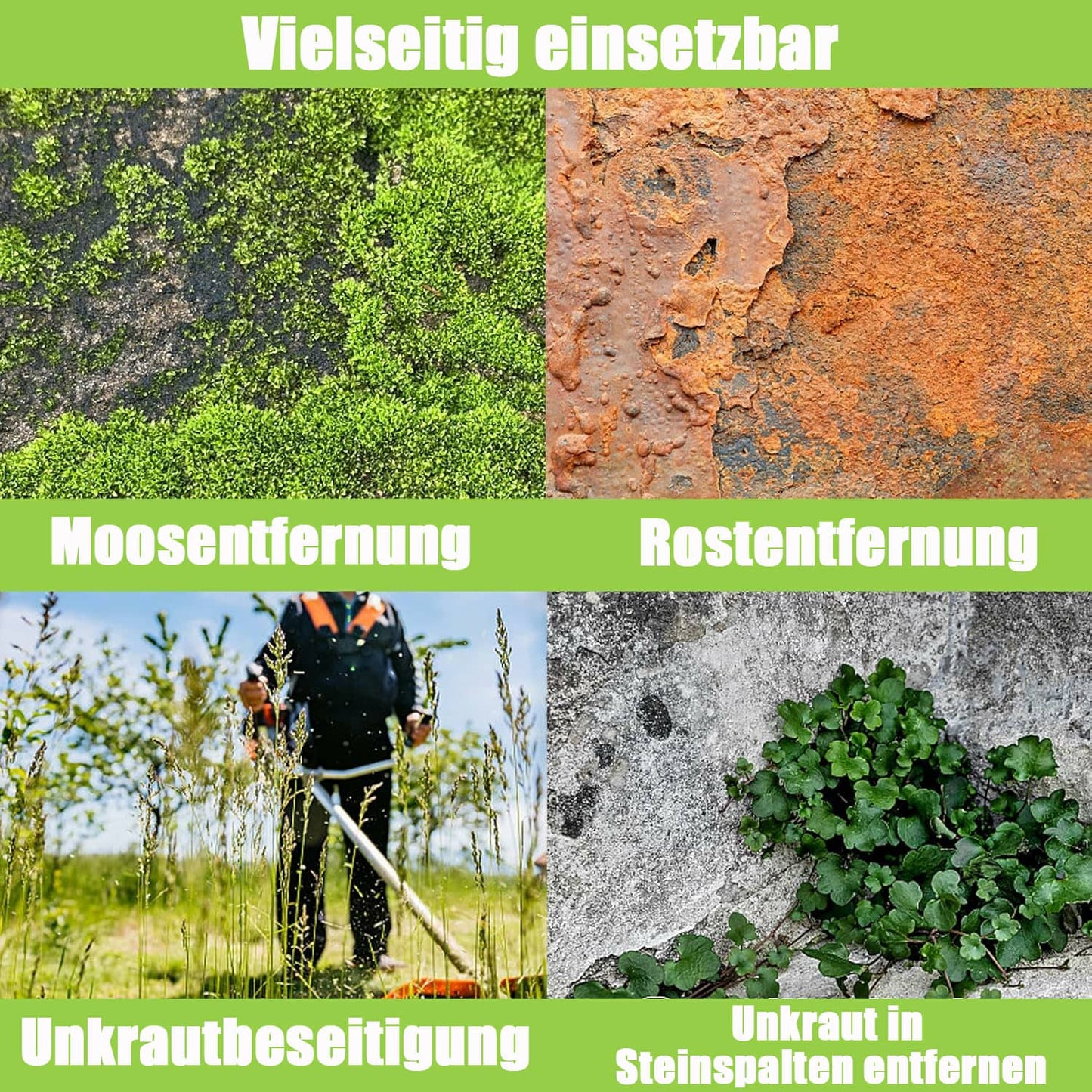 🔥🔥50 % Rabatt👨‍🌾Ersatzkopf für Fadentrimmer💪 – auch bei Kontakt mit Beton/Felsen/harten Blöcken unbeschädigt, lange Lebensdauer garantiert🌿