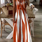 👗Elegantes Träger-Maxikleid mit Druckmuster, bequem für Alltag & Urlaub