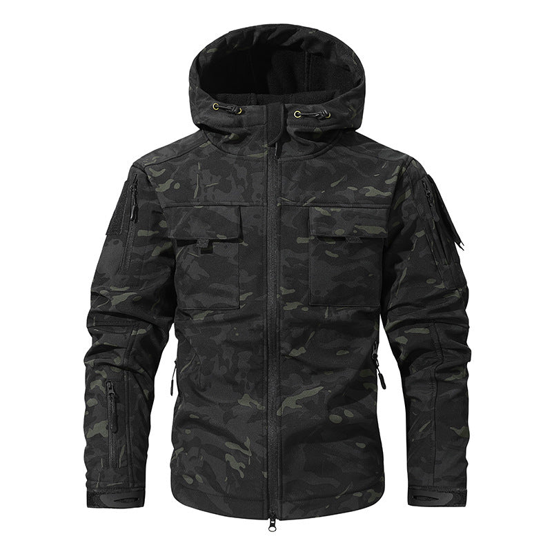 🚀 Kostenloser Versand + 50% Rabatt 🔥 Taktische Herren-Winterjacke – warm gefüttert, ideal für Outdoor & Bergsteigen
