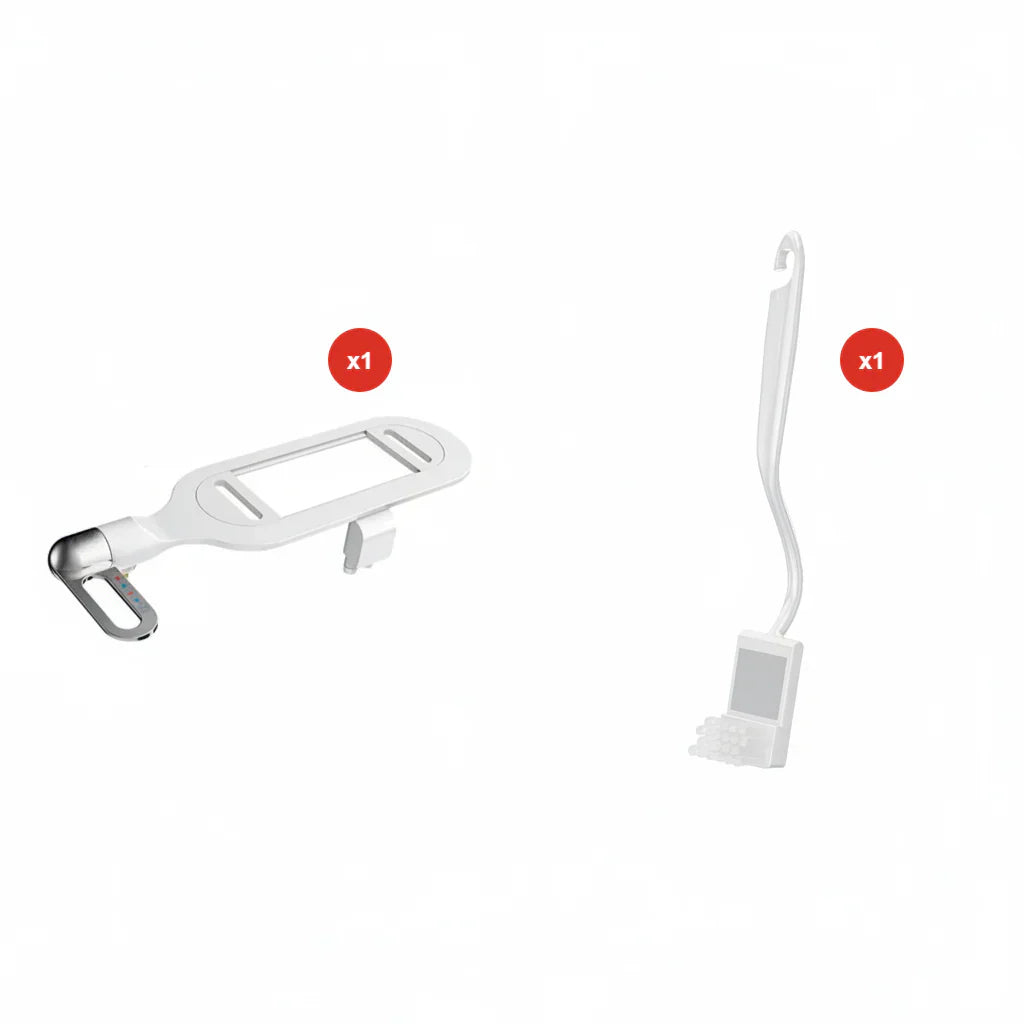 🚽Nichtelektrischer, hygienischer, selbstreinigender Bidet-Aufsatz für Toiletten mit Doppeldüse💦