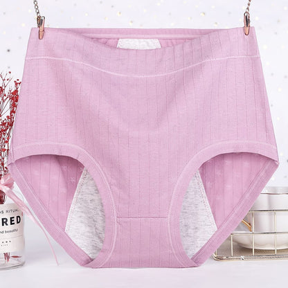 Kaufen Sie am letzten Tag 5 und erhalten Sie 5 gratis antibakterielle, auslaufsichere Body-Unterwäsche aus Baumwolle mit hoher Taille