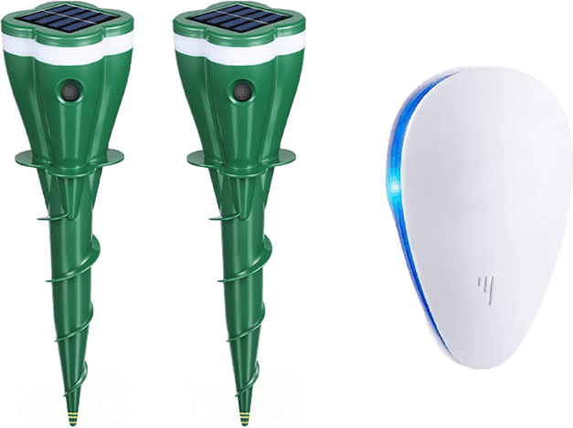 🌸 Frühlingsangebot – 50% RABATT! 🌸 Solargerätebetriebener, wasserdichter Schraub-Maulwurfvertreiber 🔆🐭🚫