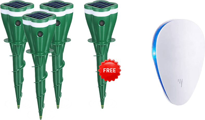 🌸 Frühlingsangebot – 50% RABATT! 🌸 Solargerätebetriebener, wasserdichter Schraub-Maulwurfvertreiber 🔆🐭🚫