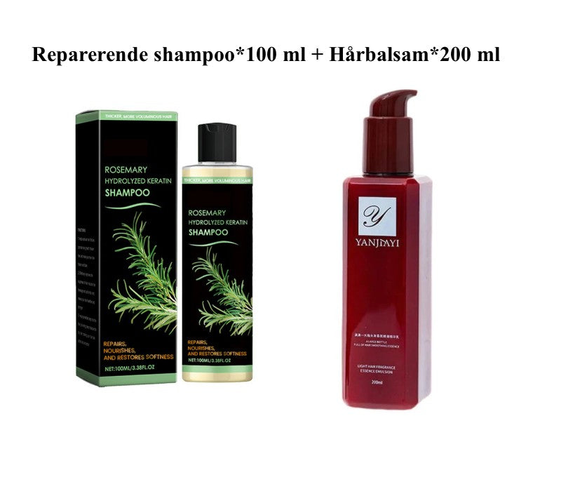 🎄 Festliches Rosmarin Shampoo mit hydrolysiertem Keratin — Weihnachtliche Haarpflege für strahlendes Haar! 🌟❄️
