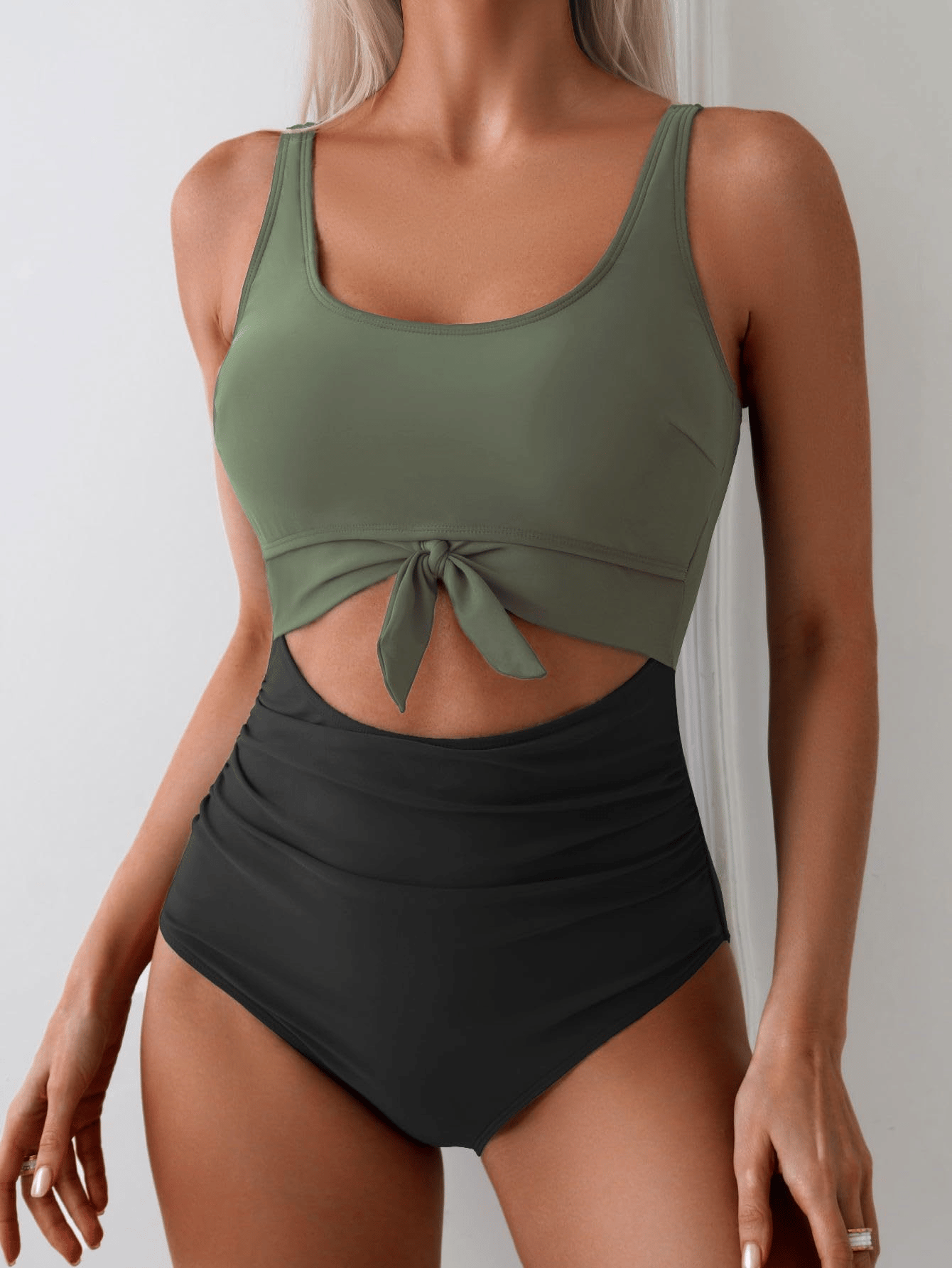 👙 50% RABATT! 🌊 Einteiliger Badeanzug mit Bauchbetonung & Schnürung – Figurschmeichelnd & stylisch – Perfekt für Strand, Pool oder Sonnenbaden – femininer Look mit Unterstützung ☀️💃✨