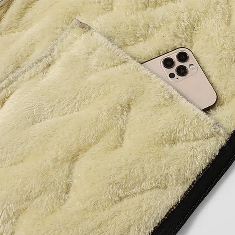📢🎉50%Rabatt!!!✨️❄️Warme, lässige, ärmellose Steppweste für den Winter mit Fleecefutter