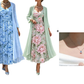 🌸👗Elegantes zweiteiliges Blumenkleid-Set für Damen – der perfekte Look für den Sommerurlaub✨