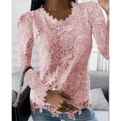 2023 - Pop Lace - Langärmeliges Top für Frauen