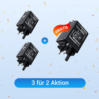 USB-C Schnellladestation mit einziehbarem Kabel – Universell einsetzbar